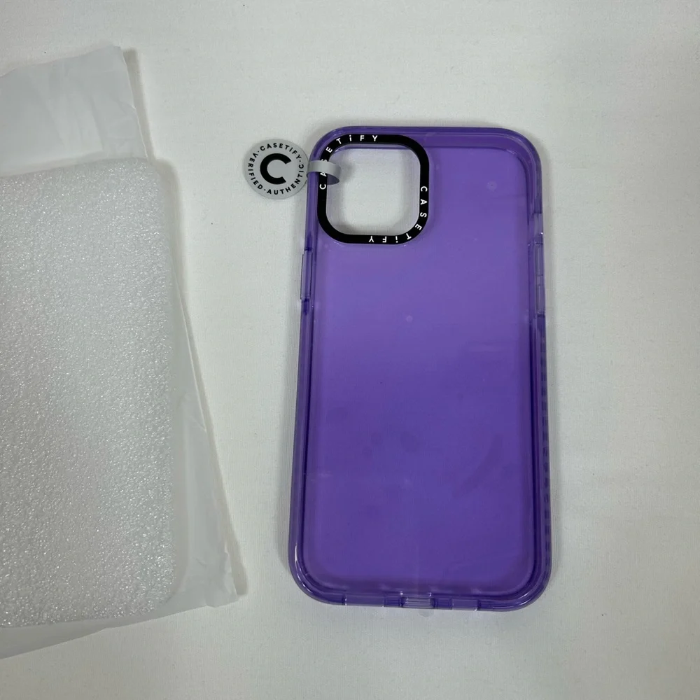 CASETIFY Impact Case Custom Phone Case Apple iPhone 12 Pro Max Sheer Purple